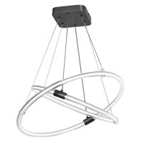 LED Pendelleuchte Dunkelgrau dimmbar L:49,8 cm 3000 K