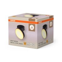 LED Deckenleuchte schwenkbar Schwarz 3000 K OSRAM