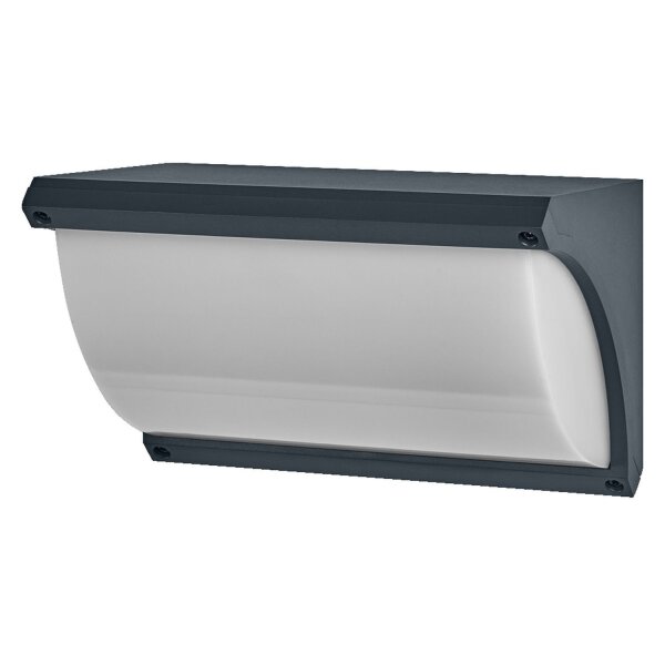 Wandleuchte Dunkelgrau Aluminium IP54 E27 B:25 cm OSRAM