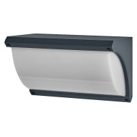 Wandleuchte Dunkelgrau Aluminium IP54 E27 B:25 cm OSRAM