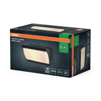 Wandleuchte Dunkelgrau Aluminium IP54 E27 B:25 cm OSRAM