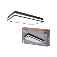 LED Deckenleuchte dimmbar Smart+ TW Schwarz 60 cm OSRAM