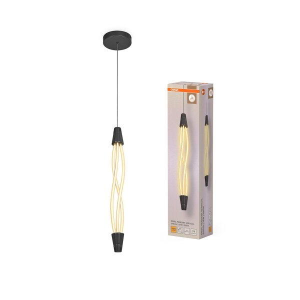 LED Pendelleuchte dimmbar Dunkelgrau 3000 K OSRAM
