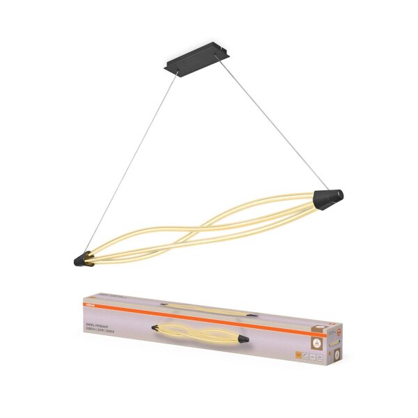 LED Hängelampe dimmbar Dunkelgrau 3000 K OSRAM