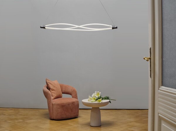 LED Hängelampe dimmbar Dunkelgrau 3000 K OSRAM