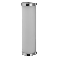 Wandleuchte Stahl Chrom IP44 E14 H:32 cm Chrom OSRAM
