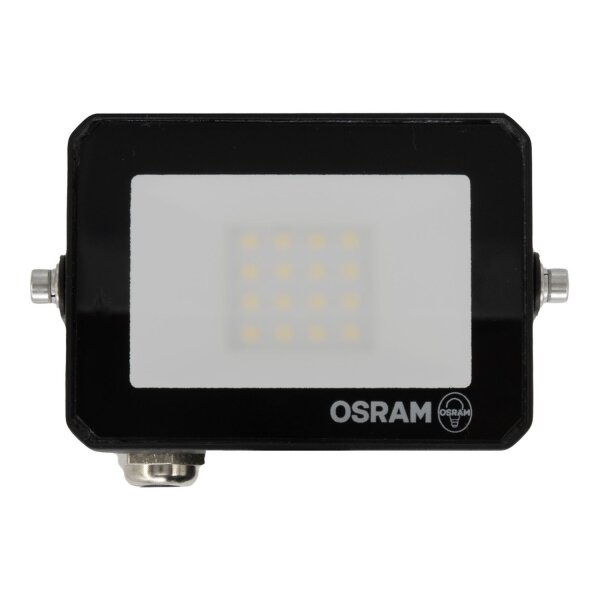 LED Strahler schwenkbar Schwarz Alu 3000K IP65 OSRAM