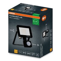 LED Außenstrahler Sensor flexibel Alu 3000K IP65 OSRAM