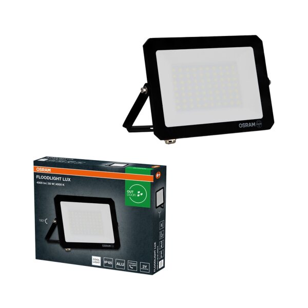 LED Außenstrahler schwenkbar Alu 4000 K IP65 OSRAM