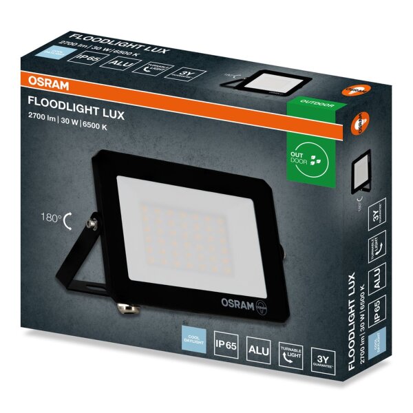 LED Außenstrahler Aluminium schwenkbar 6500K IP65 OSRAM