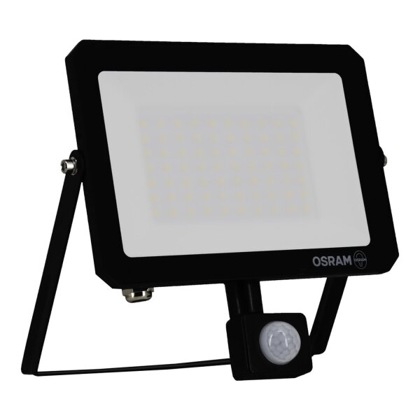 LED Spot Sensor schwenkbar Schwarz Alu 6500K IP65 OSRAM
