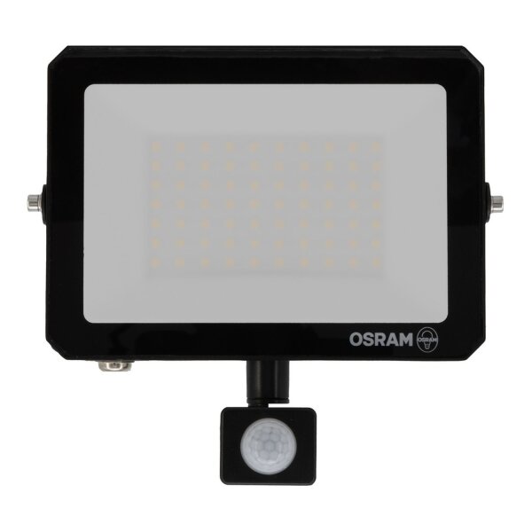 LED Spot Sensor schwenkbar Schwarz Alu 6500K IP65 OSRAM
