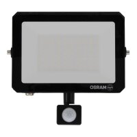 LED Spot Sensor schwenkbar Schwarz Alu 6500K IP65 OSRAM