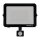 LED Spot Sensor schwenkbar Schwarz Alu 6500K IP65 OSRAM