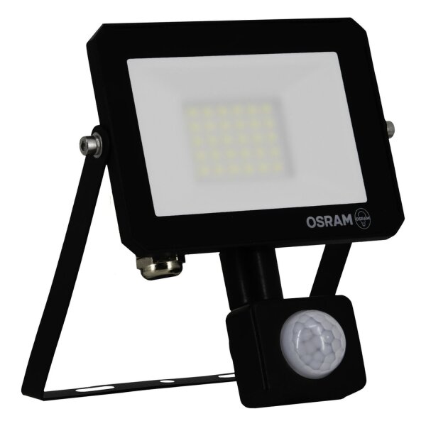 LED Flutlicht Sensor schwenkbar Alu 6500K IP65 OSRAM