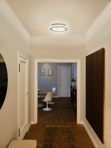 LED Deckenleuchte Weiß Metall 3000K L:36cm OSRAM