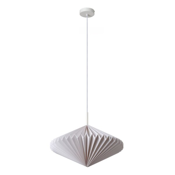 Pendelleuchte Papier Weiß E27 Ø45cm Modern Design OSRAM