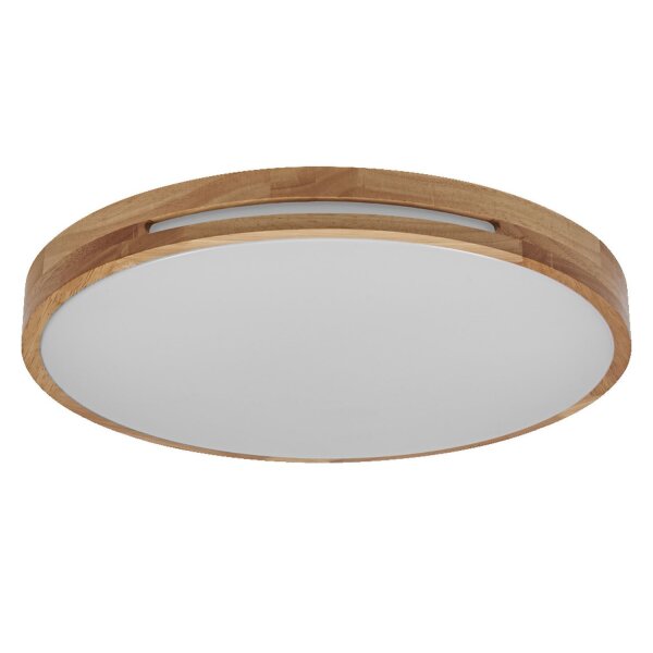 LED Deckenleuchte Click-DIM Holz 3000K Ø50cm rund OSRAM