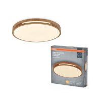 LED Deckenleuchte Click-DIM Holz 3000K Ø39cm OSRAM