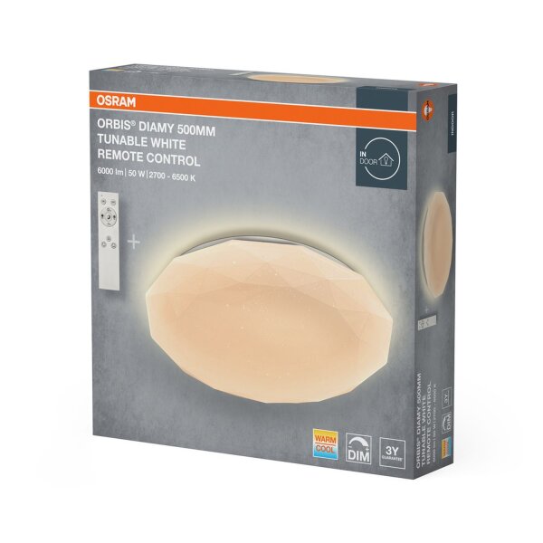 LED Deckenleuchte Weiß dimmbar CCT 2700-6500K OSRAM