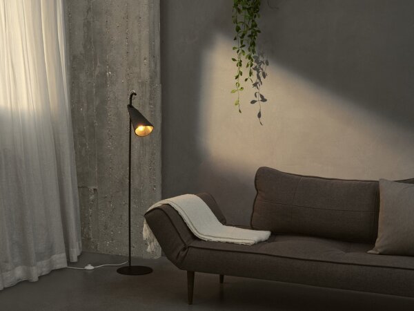 Stehleuchte verstellbar Metall E27 H:120 cm OSRAM