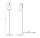 Stehleuchte verstellbar Metall E27 H:120 cm OSRAM