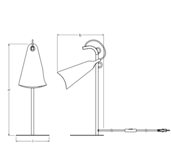 Tischleuchte verstellbar Schwarz E27 H:50 cm OSRAM