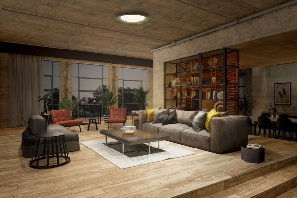 LED Deckenleuchte Click-DIM Grün 3000K L:43cm OSRAM