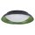 LED Deckenlampe Click-DIM Schwarz Grün 3000K Ø43cm rund