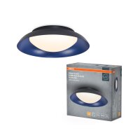 LED Deckenlampe Click-DIM Schwarz Blau 3000K Ø31cm...