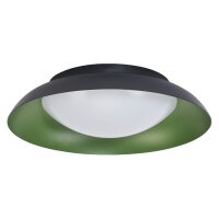 LED Deckenleuchte Click-DIM Schwarz Gr&uuml;n 3000 K...