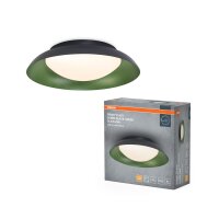 LED Deckenleuchte Click-DIM Schwarz Grün 3000 K...