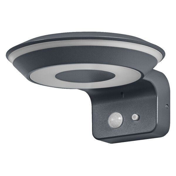 LED Solar Wandlampe Sensor Alu 3000 K IP44 OSRAM
