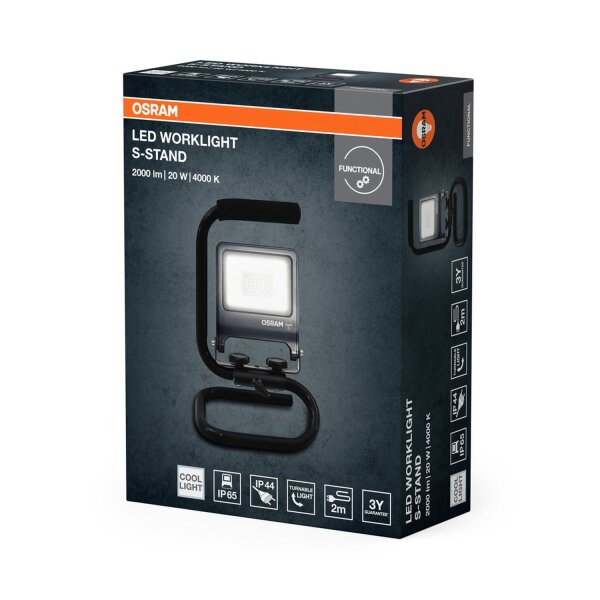 LED Arbeitsleuchte schwenkbar Metall 4000K IP65 OSRAM