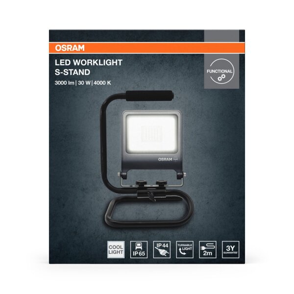 LED Arbeitsleuchte Metall schwenkbar 4000K IP65 OSRAM
