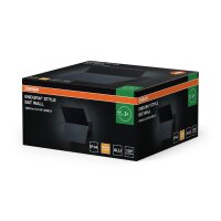 LED Wandleuchte Dunkelgrau 3000 K IP44 B:17,7 cm OSRAM