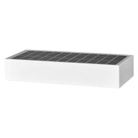LED Solar Wandlampe Sensor Weiß Metall 3000K IP65...