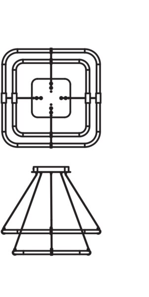 LED Pendelleuchte Dunkelgrau dimmbar 3000 K OSRAM