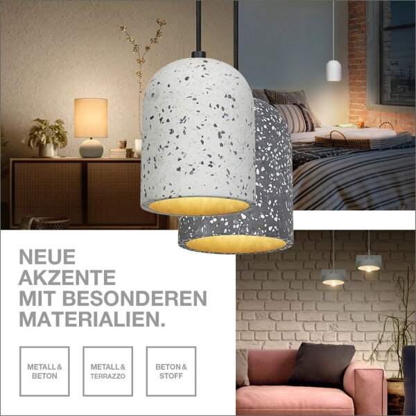 LED Pendelleuchte Dunkelgrau dimmbar 3000 K OSRAM