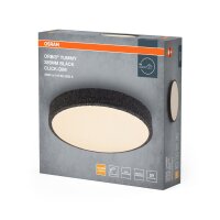 LED Deckenlampe Click-DIM Schwarz 3000K Ø28,5cm OSRAM