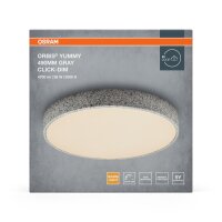 LED Deckenleuchte Click-DIM Grau 3000K Ø49cm OSRAM