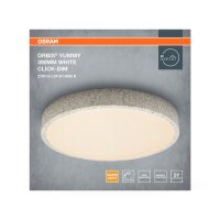 LED Deckenleuchte Weiß Metall Click-DIM 3000K OSRAM