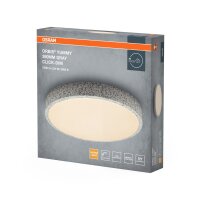 LED Deckenleuchte Click-DIM Grau 3000 K Ø39cm OSRAM