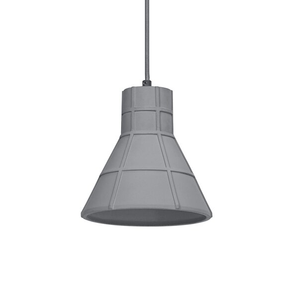 Pendelleuchte Beton Grau E27 L:20 cm Modern OSRAM