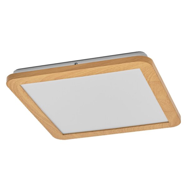 LED Deckenlampe Click-CCT Holz 3000-4000K IP44 B:30 cm