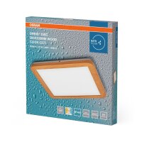LED Deckenlampe Click-CCT Holz 3000-4000K IP44 B:30 cm