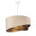 Lampe à suspendre Beige Or Marron Lampe de table à manger