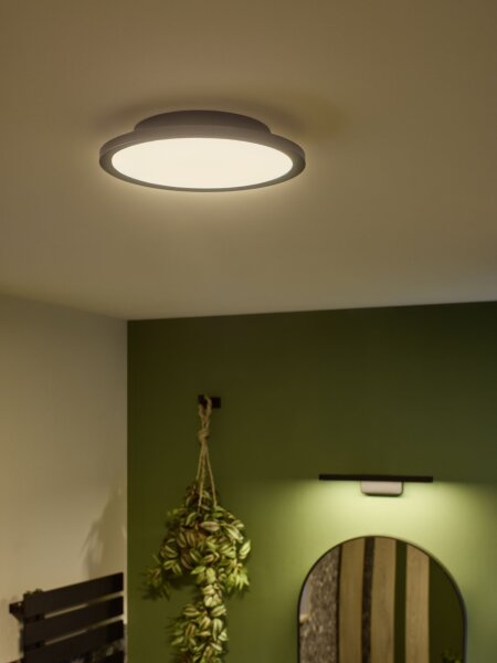 LED Deckenleuchte Click-CCT Metall IP44 L30cm OSRAM