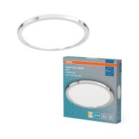 LED Deckenleuchte Click-CCT Chrom Metall IP44 OSRAM