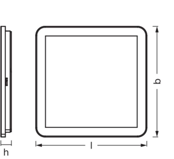 LED Deckenlampe Click-CCT Weiß Metall IP44 B:30cm OSRAM